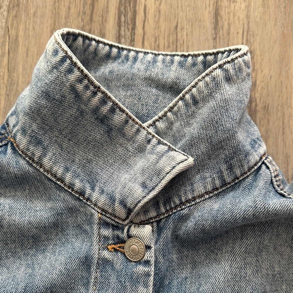 Free People Light Blue Jean Jacket - Picture 10 of 16